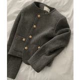 ノーカラーシングルブレストメルトンジャケット | Ulysses | 詳細画像8 