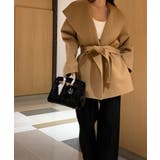 襟付きベルト付きメルトンジャケット | Ulysses | 詳細画像6 