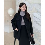 ノーカラーベルト付きメルトンジャケット | Ulysses | 詳細画像4 