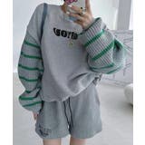 クルーネック切り替え長袖トップス | Ulysses | 詳細画像2 