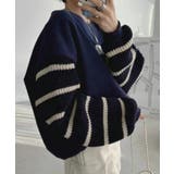 クルーネック切り替え長袖トップス | Ulysses | 詳細画像6 