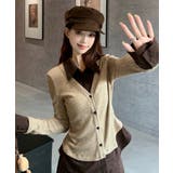 フェイクレイヤードボタンで長袖トップス+スカート | Ulysses | 詳細画像5