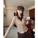 フェイクレイヤードボタンで長袖トップス+スカート | Ulysses | 詳細画像6