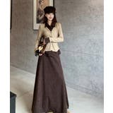 フェイクレイヤードボタンで長袖トップス+スカート | Ulysses | 詳細画像8