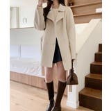 襟付きベルト付きメルトンジャケット | Ulysses | 詳細画像4