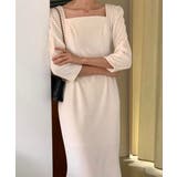 ベルト付きUネックパフスリーブワンピース | Ulysses | 詳細画像3