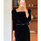 ベルト付きUネックパフスリーブワンピース | Ulysses | 詳細画像5