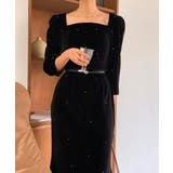 ベルト付きUネックパフスリーブワンピース | Ulysses | 詳細画像6