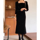 ベルト付きUネックパフスリーブワンピース | Ulysses | 詳細画像7