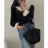 レースフレア袖ボタンでトップス | Ulysses | 詳細画像2 