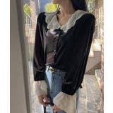 レースフレア袖ボタンでトップス | Ulysses | 詳細画像6 