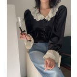 レースフレア袖ボタンでトップス | Ulysses | 詳細画像7 