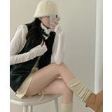 スタンドカラージップス切り替えファーベスト | Ulysses | 詳細画像4 