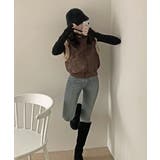 スタンドカラージップス切り替えファーベスト | Ulysses | 詳細画像8 