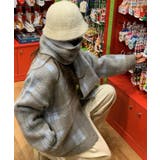 チェック柄ボタンでニットセーター+マフラー | Ulysses | 詳細画像4 