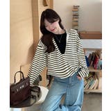 ホワイト | フード付きフェイクレイヤードトップス | Ulysses