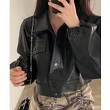 ボタンダウンボタンでPUレザージャケットジャケット | Ulysses | 詳細画像2 