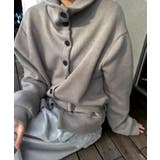 ハイネックボタンでベルト付きトップス | Ulysses | 詳細画像7