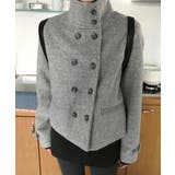 ハイネックボタンでメルトンジャケット | Ulysses | 詳細画像1 