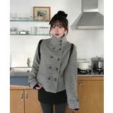 ハイネックボタンでメルトンジャケット | Ulysses | 詳細画像2 