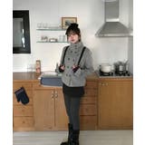 ハイネックボタンでメルトンジャケット | Ulysses | 詳細画像3 