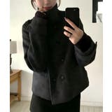 ハイネックボタンでメルトンジャケット | Ulysses | 詳細画像4 