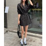 ボタンダウンベルト付き長袖トップス | Ulysses | 詳細画像6 