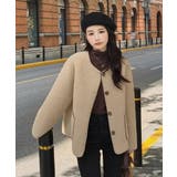 ノーカラーフェイクムートンジャケットジャケット | Ulysses | 詳細画像5 