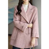 ピンク | ポケットレギュラーカラーボタンでスーツジャケット | Ulysses