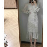 Vネックパフスリーブリボンワンピース | Ulysses | 詳細画像7 