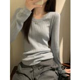 シンプルクルーネック無地ニットトップス | Ulysses | 詳細画像7 