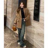 ハーフネック無地長袖ニットトップス | Ulysses | 詳細画像2