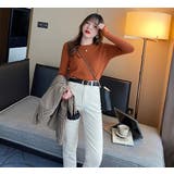 デザインクルーネック無地トップス | Ulysses | 詳細画像5 