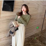 デザインクルーネック無地トップス | Ulysses | 詳細画像8 