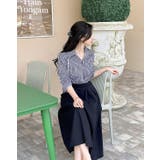 Vネック配色シャツワンピース | Ulysses | 詳細画像5 