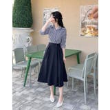 Vネック配色シャツワンピース | Ulysses | 詳細画像6 