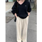 ハイウエストポケット付き無地ワイドスラックス | Ulysses | 詳細画像2