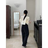 ハイウエストポケット付き無地ワイドスラックス | Ulysses | 詳細画像8