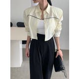 ハイウエストポケット付き無地ワイドスラックス | Ulysses | 詳細画像9