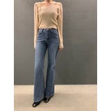 レイヤード風リボン無地ニットトップス | Ulysses | 詳細画像3