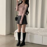 ボートネックオフショルリボン無地トップス | Ulysses | 詳細画像5 