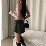 ボートネックオフショルリボン無地トップス | Ulysses | 詳細画像6 