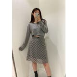 ハイウエストチェック柄チュールスカート | Ulysses | 詳細画像2 