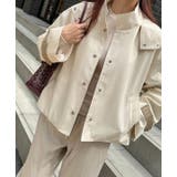 ベージュ | フード付きシングルブレスト無地ショットコート | Ulysses