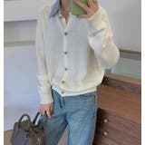 オフホワイト | 襟付きシングルブレスト配色シャツ | Ulysses