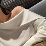フェミニンなオフショルダー無地トップス | Ulysses | 詳細画像4