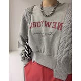 クルーネックニットドッキングスウェットトレーナー | Ulysses | 詳細画像6