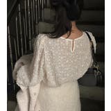 ドレープカラーチュール無地トップス | Ulysses | 詳細画像3