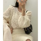 ドレープカラーチュール無地トップス | Ulysses | 詳細画像6