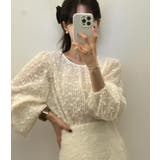 ドレープカラーチュール無地トップス | Ulysses | 詳細画像8